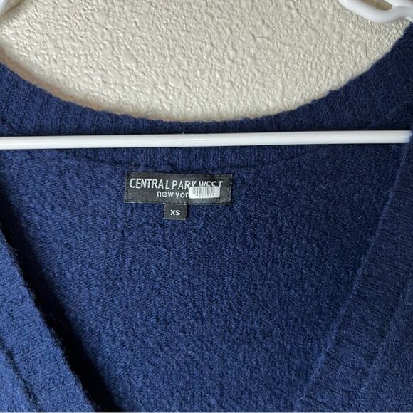 Central Park West Navy Blue Holmes Knit Jumpsuit XS - Picture 11 of 15